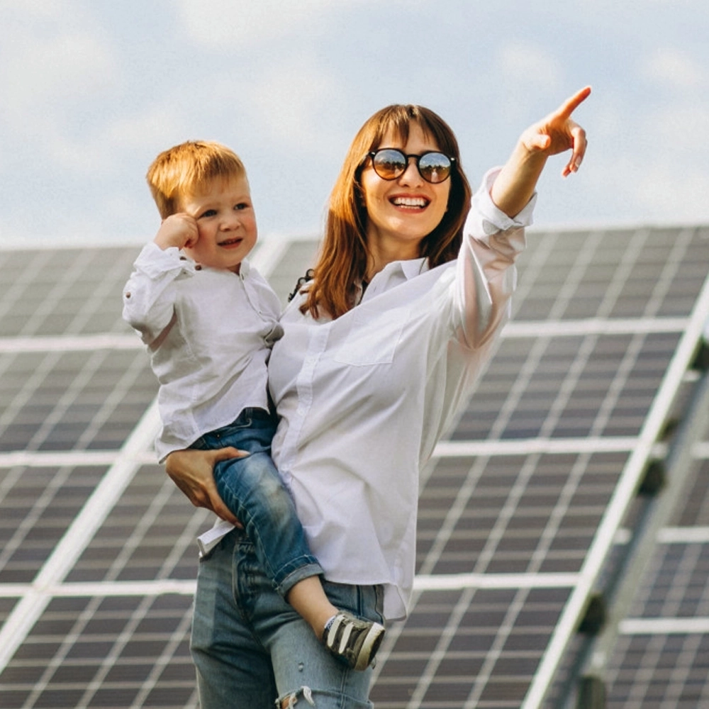 Solar panel installation
