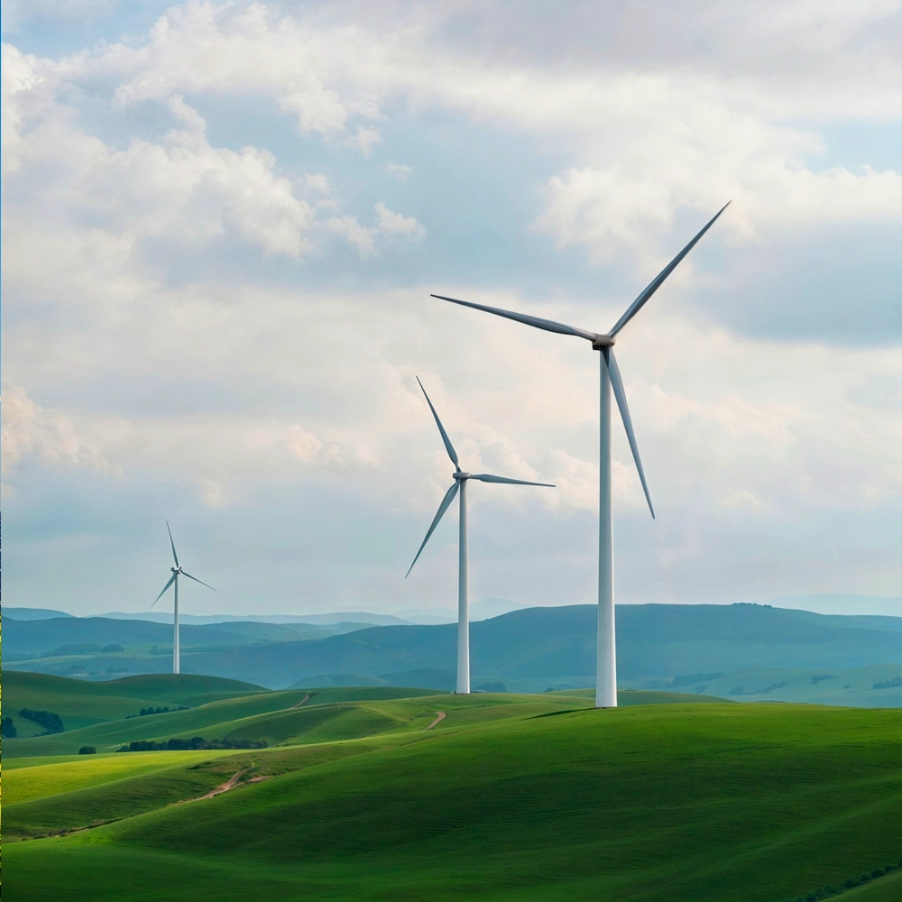 Wind turbines renewable energy